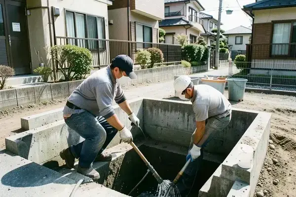 名古屋・住宅団地桝清掃